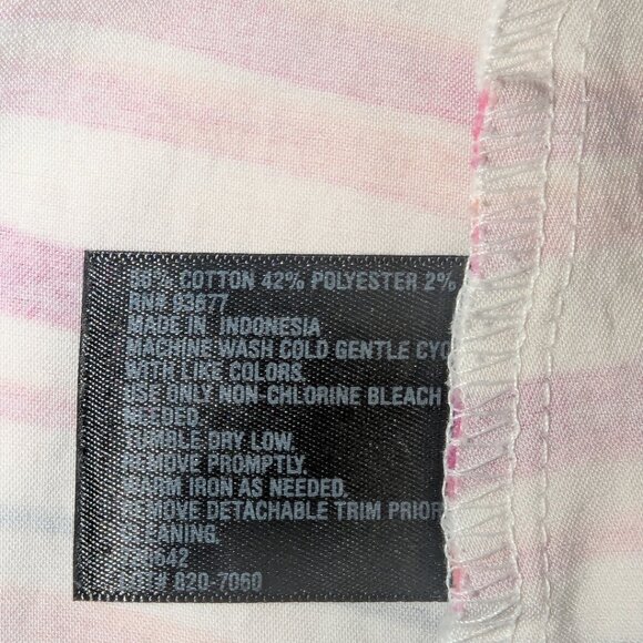 Striped Cotton Stretch Blend Skirt - Picture 4 of 4